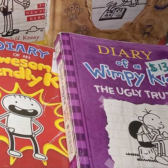 SALE FOR $70. SET OF 10 DIARY THE WIMPY KID BOOKS - Picture 4 of 7